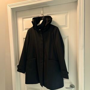 Ralph Lauren Black Trench Coat size L